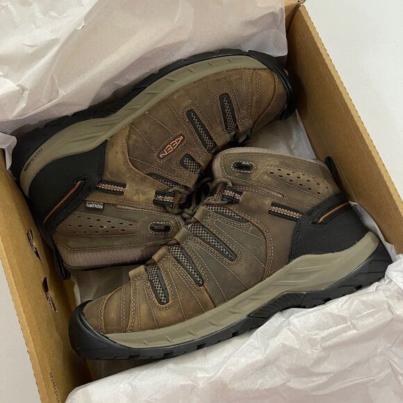 KEEN Utility Mid Flint II Waterproof Soft Toe Work Boots | Men’s 13 | NEW - Picture 7 of 10